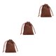 thumbnail image 3 of Minnieouse Bolsa de joyería Bolsas pequeñas con cordón Anillos Embalaje Golosinas Regalos de fiesta de boda móviles Bolsas dibujables Café-8 Type1 NO1, 3 of 6