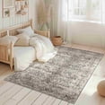 thumbnail image 5 of Aurora Modern Transitional Boho Vintage Area Rug Indoor for Living Room Color Grey Beige Cream Design 9913, 5 of 6