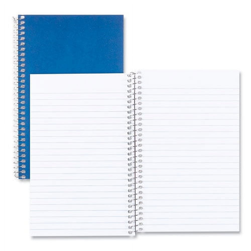 Three-Subject Wirebound Notebooks, Medium/college Rule, Blue Cover, 9.5 X 6, 150 Sheets | Bundle of 2 Each