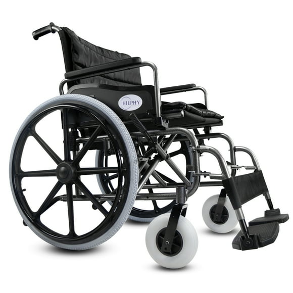 Silla De Ruedas HILPHY MEDICAL Bariátrica Reforzada ACERO 22 PLG