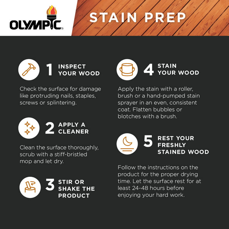 How to Stain Wood Red - Olympic