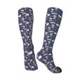 thumbnail image 5 of Lsque Bamboo Panda Printed Crew Socks Men's Women's LightWeight Thin Casual Calf Socks ,Knee High Socks,Cotton Socks, 5 of 9