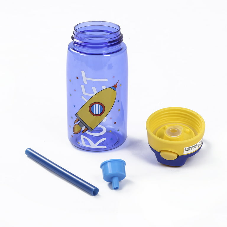 480ML Kids Water Cup Water Bottle Cartoon Patterns Print Water Cup