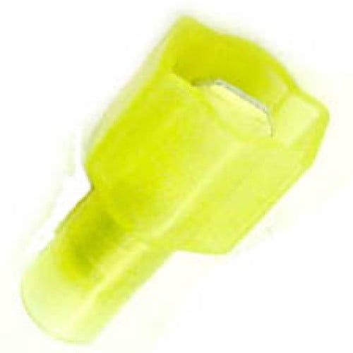 162460-2005 - CONN Rapide Mâle YEL 0.250en 12-10AWG 6.35X0.8MM Entièrement INSU. (5 pcs/pkg)