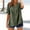 Army Green, variant on Gauze Tops for Women Casual Summer,Wrap Tops for Women,Cotton Linen Tops for Women,Button Up Shirt Women Short Sleeve,Linen Blouses for Women,Gauze Button Down Shirts for Women Clear L