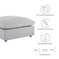 thumbnail image 2 of Maklaine 5-Piece Fabric Down Filled Sectional Sofa Set in Light Gray, 2 of 16