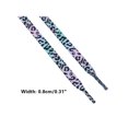 thumbnail image 3 of INSPIRE CHIC 1 Pair Leopard Print Flat Shoe Laces for Sneakers, 0.31'' Shoelaces for Casual Hiking Shoes Colorful 140cm/55.1", 3 of 4