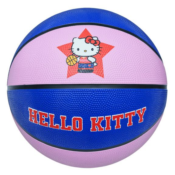Hello Kitty Size 5 Basketball, Pink and Blue Basketball for Indoor and Outdoor Play