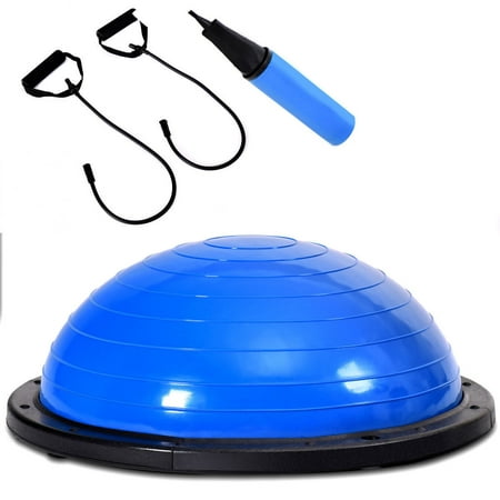 Gymax Fitness Strength Balance Yoga Ball Trainer Exercise Gym Pump Home (Best Gym Ball Exercises)