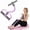 Purple, variant on Multifunction Pedal Resistance Band with Handles for Home Fitness