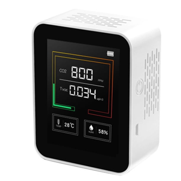 Irfora CO2 TVOC Temperatura Humedad Detector de calidad del aire Análisis de detección de sustancias peligrosas Irfora Detector de calidad del aire