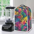 thumbnail image 5 of HELLHERO Colorful Leaf Pattern Kitchen Blender Dust Cover Not Easy to Fade Dust Protector for Kitchen Counter, 5 of 6