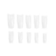 thumbnail image 1 of RomaMX 500pcs estilo francés uñas postizas color natural artificial cubierta completa puntas de uñas postizas (blanco), 1 of 7