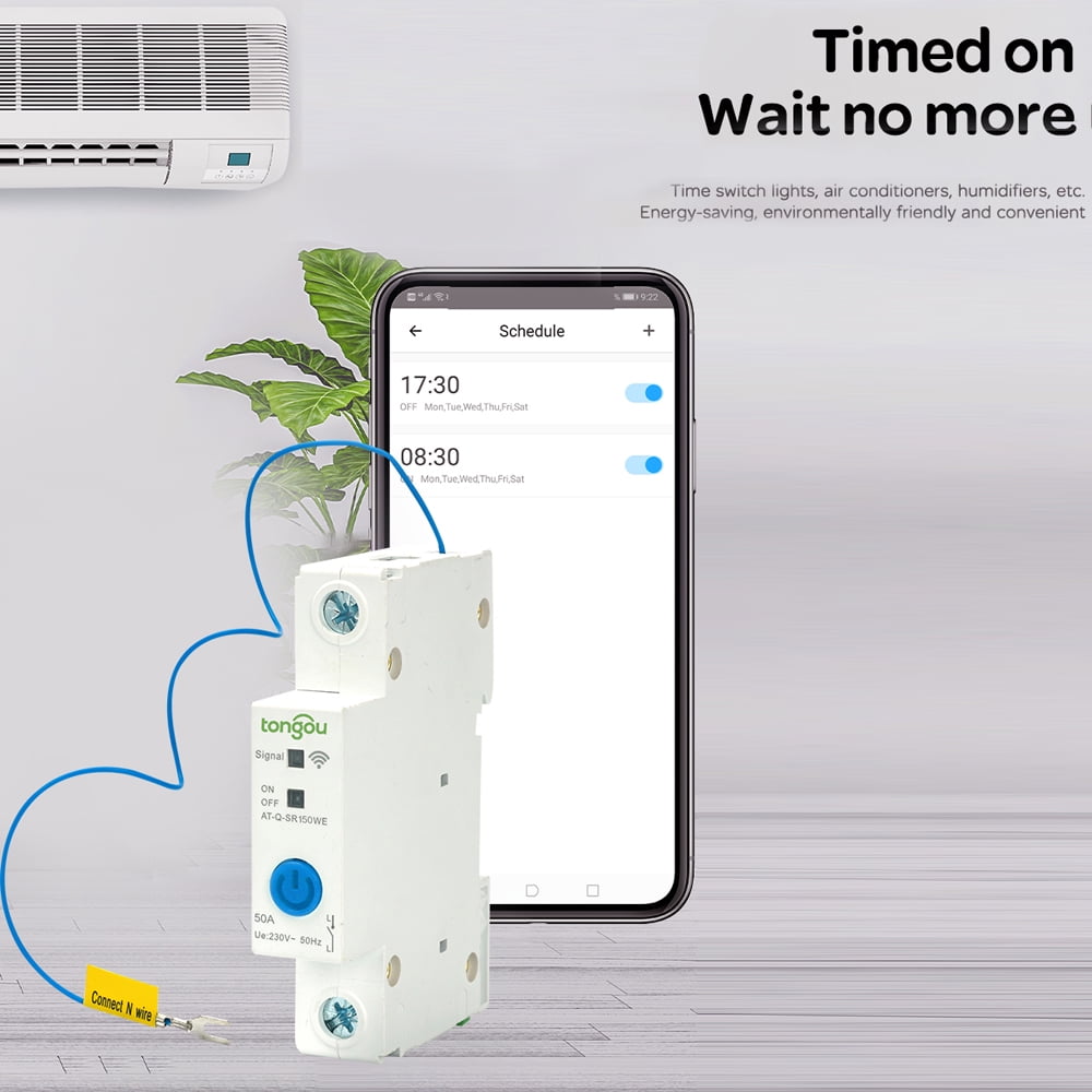 Circuit Breaker,Switch Ewelink App Ewelink App Compatible Din Rail Switch Wifi Circuit 1p Rail Switch Ewelink 1p Din Rail Circuit 1p Din App Compatible With Compatible With And 25a Iuppa