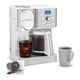 thumbnail image 4 of Cafetera Cuisinart, jarra de vidrio para 12 tazas, cafetera automática caliente y helada, cafetera de un solo servidor, acero inoxidable, SS-16W, blanca, 4 of 5