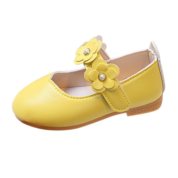 YunPes Girls Mary Jane Shoes Vintage Elegant Oxford Church Music Dress Shoes Toddler/Big Kids School Uniform Flats with Flower Ankle Strap