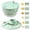 Green, variant on Salad Spinner 7-Pack Multifunction Set,Lettuce and Vegetable Washer with Slicer,Chopper,Shredder,Grater,Salad Bowl with Lid,Easy-to-Use Kitchen Gadget
