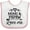 White and Pink, variant on Inktastic Mimi and Papaw Love Me Boys or Girls Baby Bib
