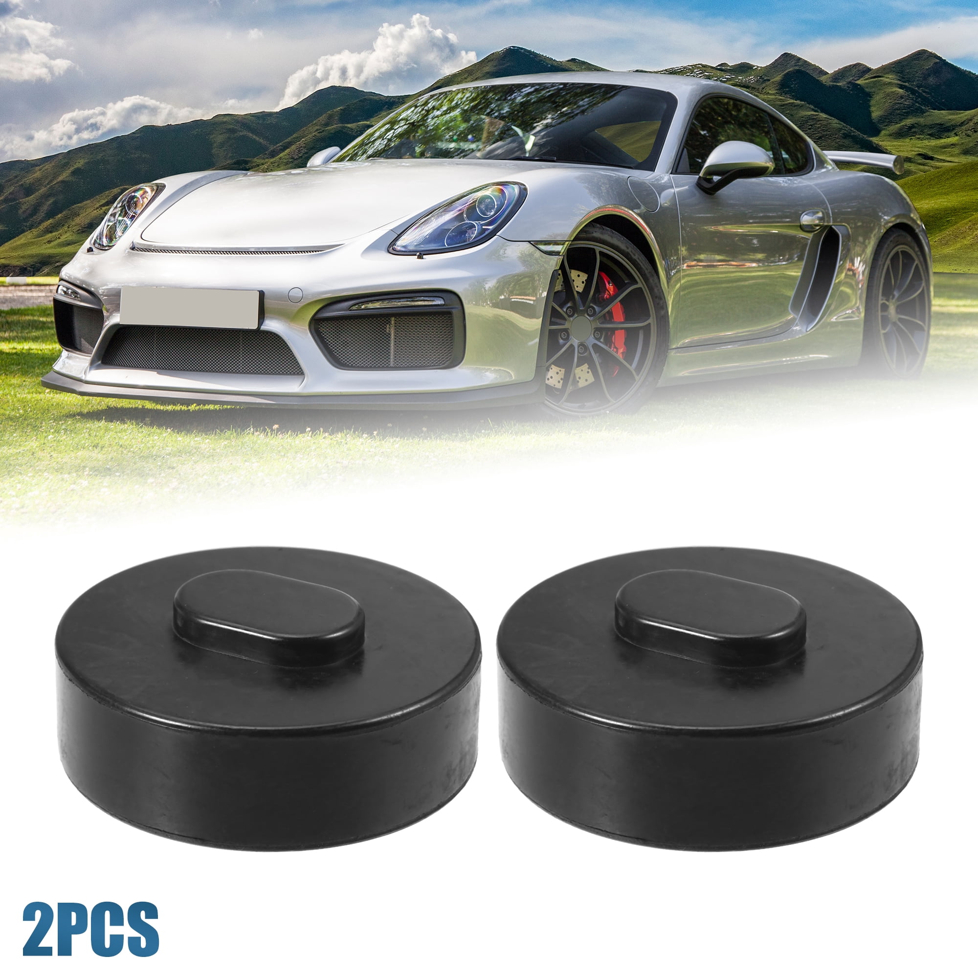 Unique Bargains 2 Pcs Rubber Jack Puck Lift Pad for Porsche 911 964 991 993 Adapter