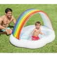 thumbnail image 3 of Intex 57141EP Inflatable Rainbow Cloud Outdoor Baby Pool for Ages 1-3 Years Old, 3 of 4