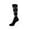 MA077-Charcoal Dark Gray on Black, variant on shades of Gray Men Groomsmen Dress Socks (Charcoal Dark, Light, Regular Gray)