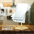thumbnail image 4 of RECTANGULAR MAKEUP MIRROR Gold, 4 of 5