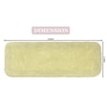 thumbnail image 5 of Home Weavers Radiant Collection Bathroom Rug 100% Cotton Bathroom Rugs Set, Washable Rug, Soft Cotton and Absorbent bath Rug, Kitchen Mat, Bath Rug, Bath Floor Mat Non Slip, 21"x54" Runner, Green, 5 of 9