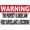 Warning Sign 4, variant on Warning Property Protected by Armed Security Patrol & Video Surveillance, 8"x12" Aluminum Tin Sign, Home Outdoor Garden Security, Safety Alert