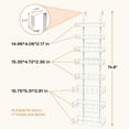 thumbnail image 6 of 8-Tier Over the Door Pantry Organizer, Metal Hanging Storage Shelves for Kitchen, Bathroom & Laundry Room, 6 of 8