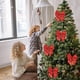 thumbnail image 1 of Christmas Bow Decorations Garland Bow Small Christmas Tree Bow Sequin Bow Tie Christmas Decoration Bow Decorations For Home Christmas Party, 1 of 6