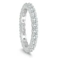 thumbnail image 2 of SZUL Women's AGS Certified Diamond Eternity Band in 14K White Gold (1.47 - 1.82 CTW), 2 of 4