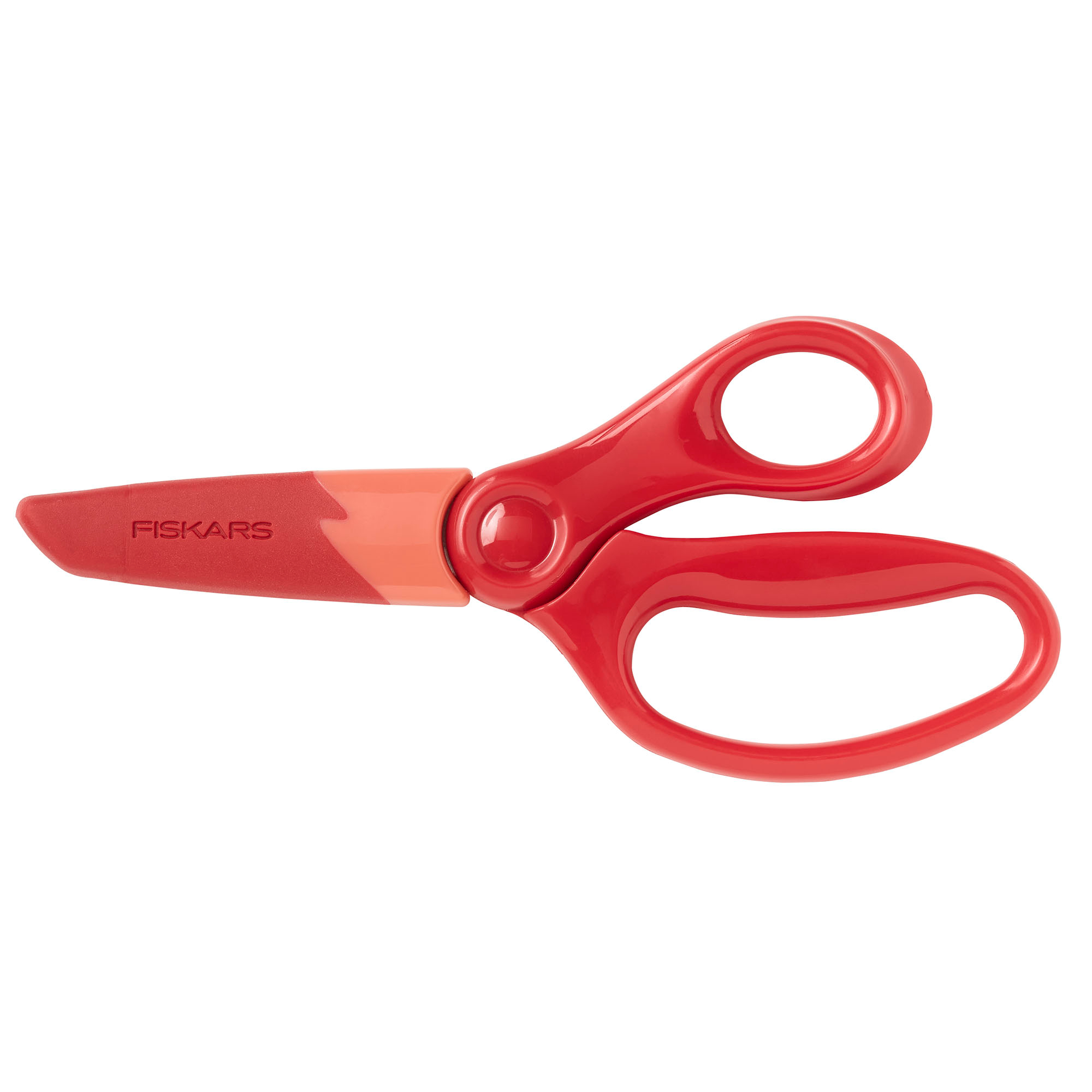 Tijeras escolares Fiskars de 5" para niños con punta fina, de 4 años en adelante, rojo 7