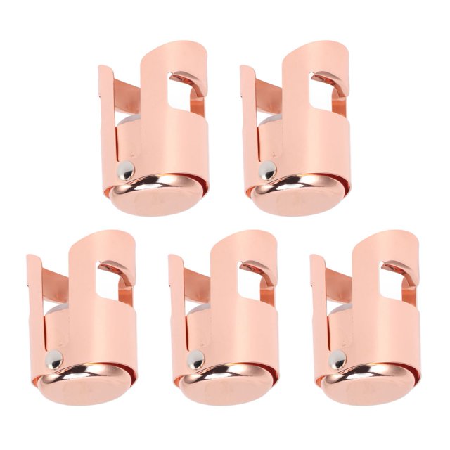 Tapones de Champán para Ahorro de Vino 5 Unidades Tapón Sellador de Champán Tapón de Botella de Acero Inoxidable Sellador para Vino Espumoso Sellador Profesional de ANGGREK Otros