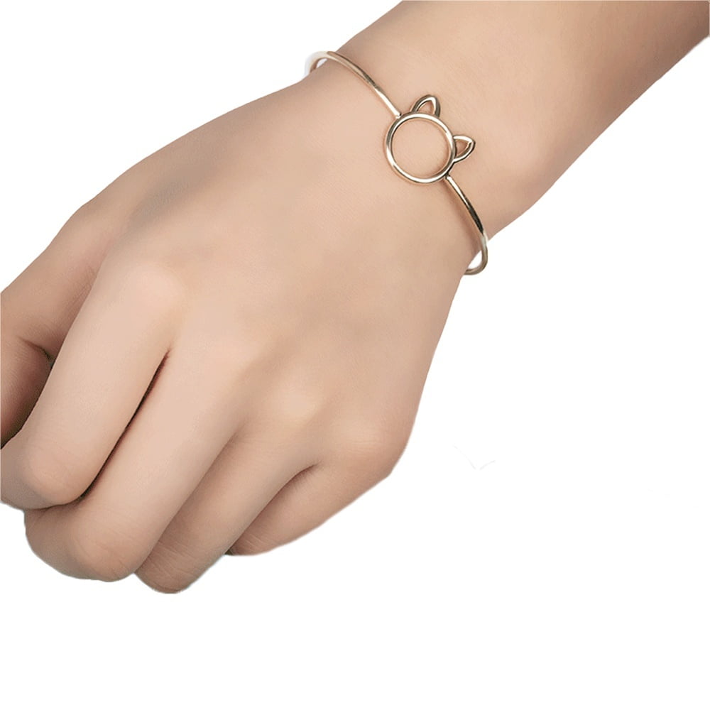 cat bangle bracelet