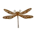 thumbnail image 2 of Dragonfly Silhouette Stake Ornamento Figurado de óxido Marca de arte fácil Instalación Versátil Decoración de del jardín Metal para patio, 2 of 9