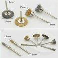 thumbnail image 3 of Wire Brushes Parts, Wire Polishing Brushes with 3 Different Sizes, Steel Wire Wheel Cleaning Brushes, Mini Dremel Rotary Tools Accessory, 3 of 5
