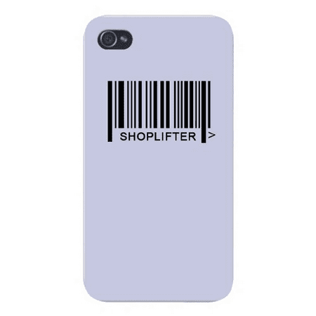 Apple Iphone Custom Case 4 4s White Plastic Snap on - UPC Bar Code w/ 