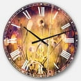 thumbnail image 1 of DesignArt Beautiful Flowers in Meadow Large Wall Clock, 1 of 2