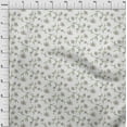 thumbnail image 3 of oneOone Polyester Lycra White Fabric Leaves & Flower Floral Fabric For Sewing Printed Crafts Fabric By The Yards 56 Inches Wide, 3 of 4