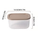 thumbnail image 2 of Mini recipiente de almacenamiento de alimentos de 400ML, grado alimenticio, hermético, apto para microondas, transparente, para verduras, productos horneados, aperitivos, hogar, picnic, viaje, organiz, 2 of 2