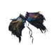 thumbnail image 3 of Capa Chal de Plumas Jinwen Gótica Accesorios Disfraz Halloween Colorido Negro, 3 of 8