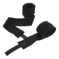 Black Cotton Hand Wraps for Boxing and MMA with Long Length and Stable Protection Comfortable Universal Wrist Wraps 2 Rolls