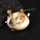 thumbnail image 5 of 2x Cristal Espresso Forma Broche Alfileres Mujer Tela Joyería Decoración Yinane Broche de esmalte vintage, 5 of 8