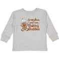 thumbnail image 3 of Inktastic Grandma And I Are Baking Buddies Boys or Girls Long Sleeve Toddler T-Shirt, 3 of 5