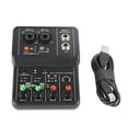 thumbnail image 1 of Consola de mezcla de sonido Jadeshay mezclador de audio de 2 canales USB, 1 of 8