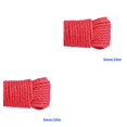 thumbnail image 2 of Langgg Color Hemp Rope Roll Making Tool 100 Cotton rope colorful twine macrame cord string thread Handmade String accessory DIY cord Red 5mm x 10m 2Set, 2 of 6
