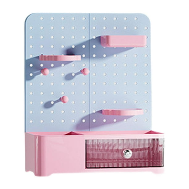 Organizador de bolígrafos, portalápices, organizador de papelería, elegante organizador de escritorio, Azul Rosa