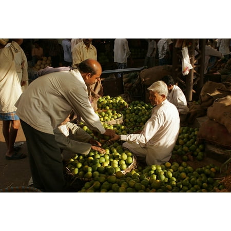 Canvas Print Bombay India Sell Citrus Fruits Market Fruits Stretched Canvas 10 x (Best Circus In India)