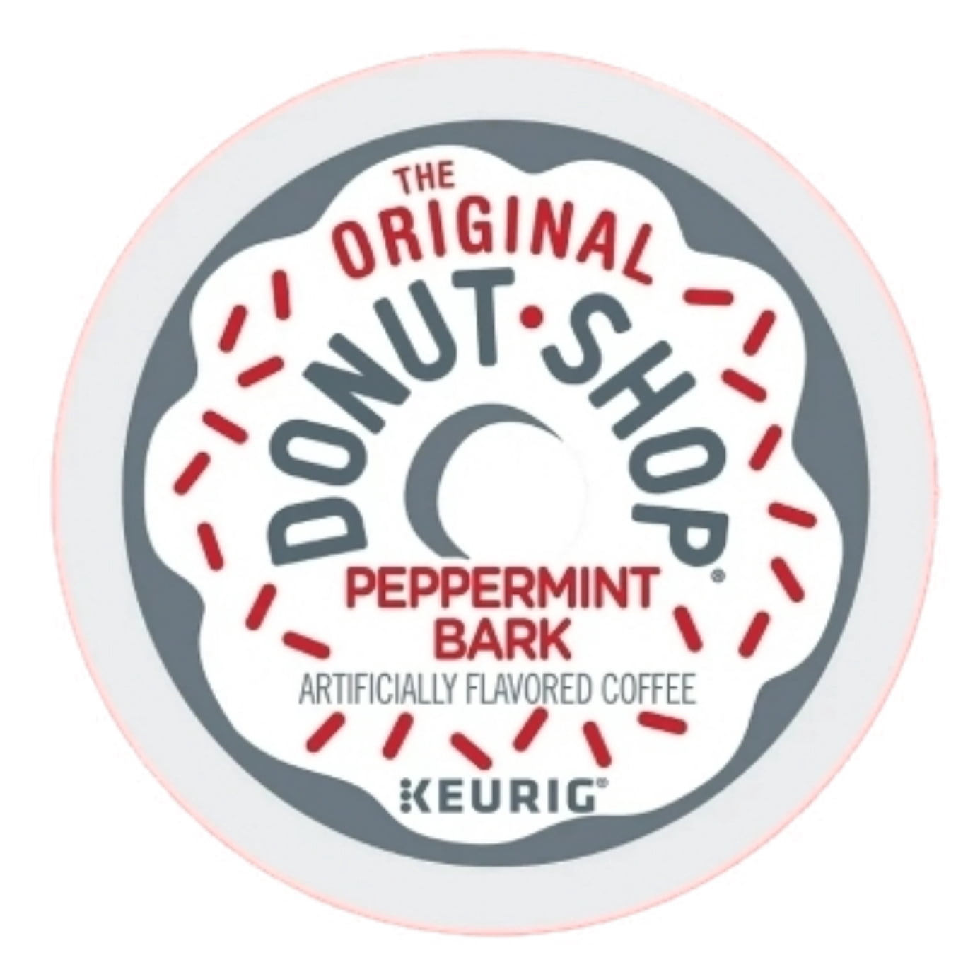 The Original Donut Shop Peppermint Bark Light Roast Coffee K Cup Pods, 48 K Cups Total