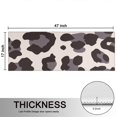 thumbnail image 5 of Kitchen Rugs Sets Of 2,Beige and Black Of Leopard Print Anti Fatigue Kitchen Mat Rugs Non Slip Washable,Decorative Kitchen Floor Mats for Kitchen,Sink,Laundry,17"X47", 5 of 5
